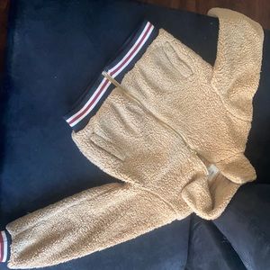 Forever 21, tan, fuzzy